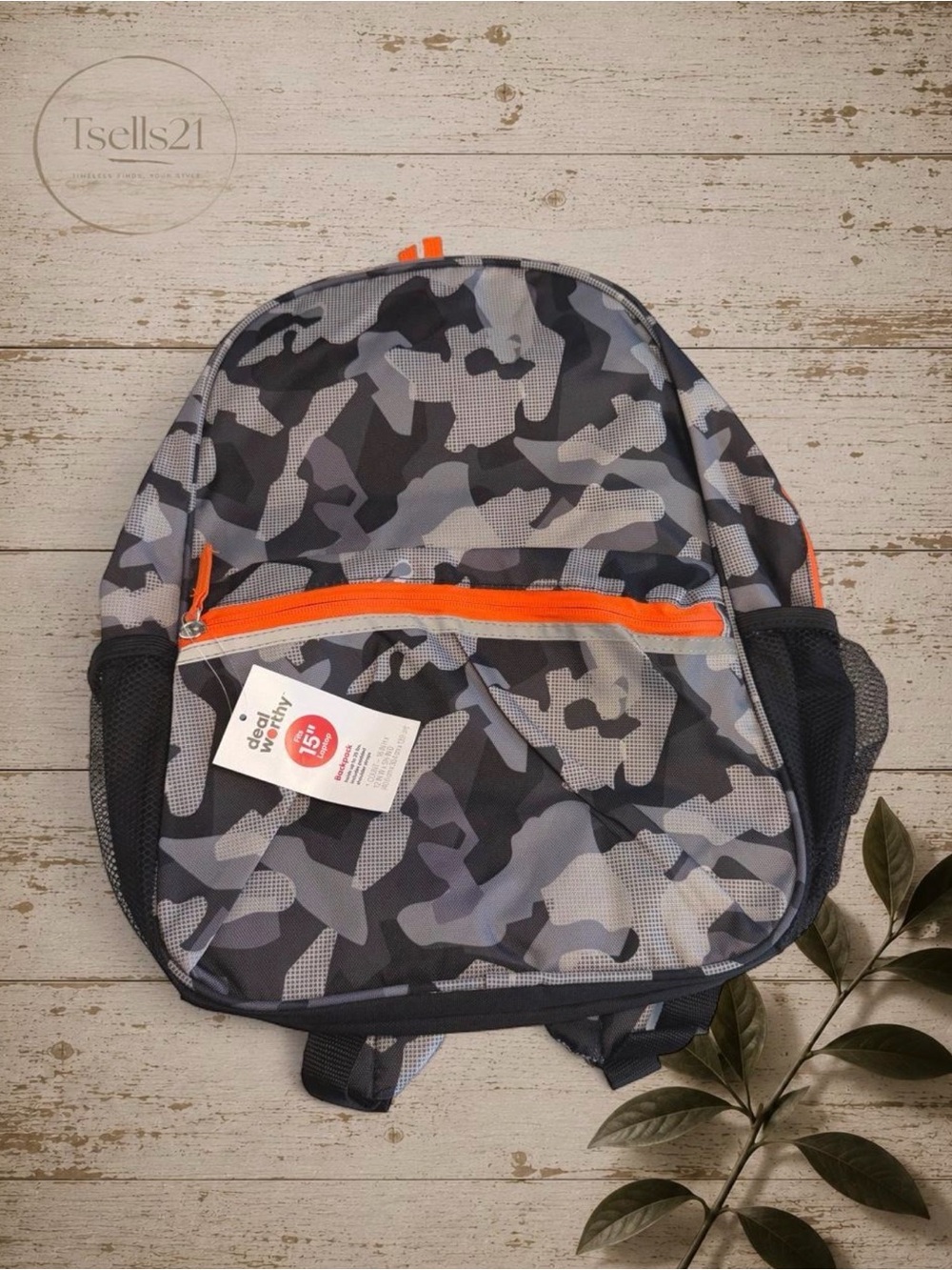 NWT Target Dealworthy 23L Camo Backpack - Fits 15" Laptop